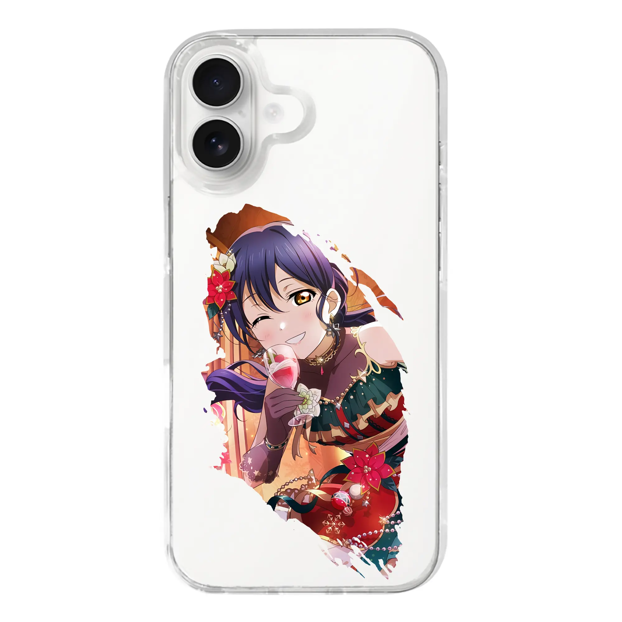Love Live! グッズ,園田海未 - iPhone 17シリーズ 透明スマホケース – 薄型・耐衝撃・精密フィット保護カバー